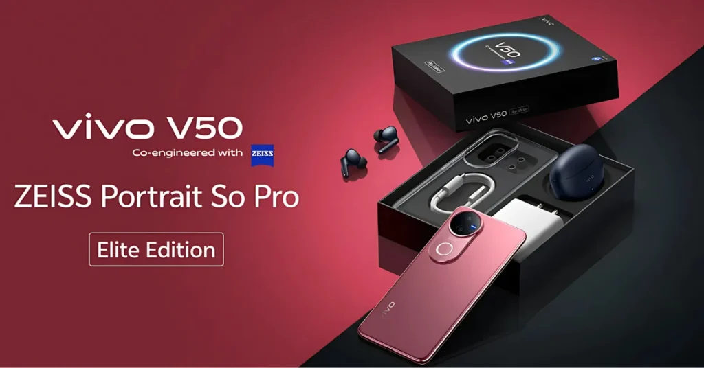 Vivo has officially unveiled the Vivo V50 Elite Edition in India, a premium offering bundled with the Vivo TWS 3e earbuds
