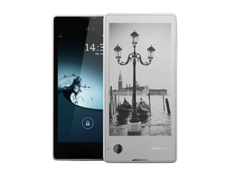 The YotaPhone series came with an innovative second E-Ink screen on the back for reading and notifications