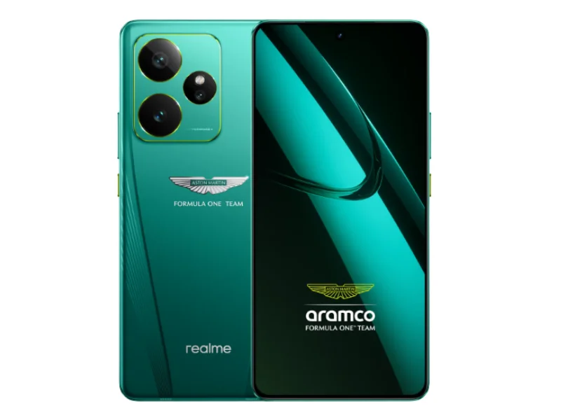 realme gt7 Aston Martin Green color