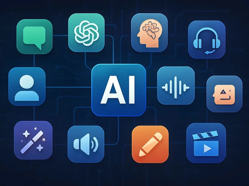 The top 10 AI tools in 2025 are transforming how Americans work and create