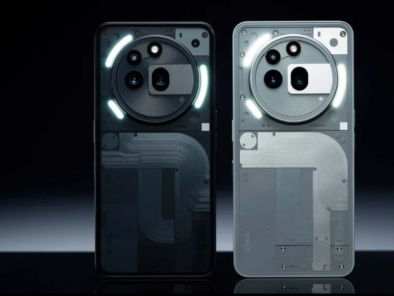 nothing phone 3a pro white and black colors