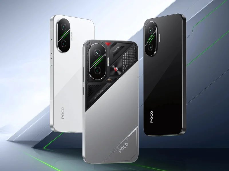 poco f7 5g will be available in three stylish color options: Cyber Silver Edition, Frost White and Phantom Black