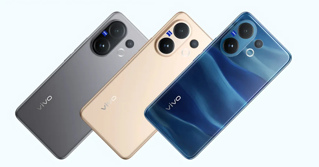vivo v60 in three colors
