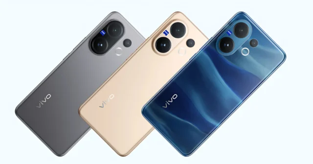vivo v60 in three colors